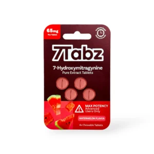 7Tabz 7-Hydroxymitragynine Max Potency Kratom Tablets Watermelon 65mg Per Tablet