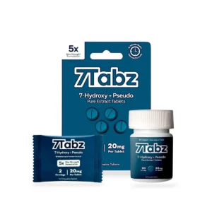 7Tabz 20mg 7-Hydroxy + Pseudo Unflavored Pure Extract Tablets